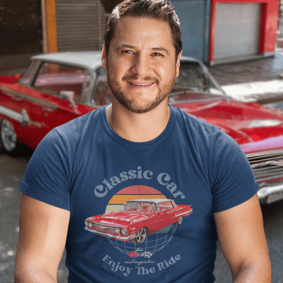 Camiseta Quality Classic Car Impala  - Unissex