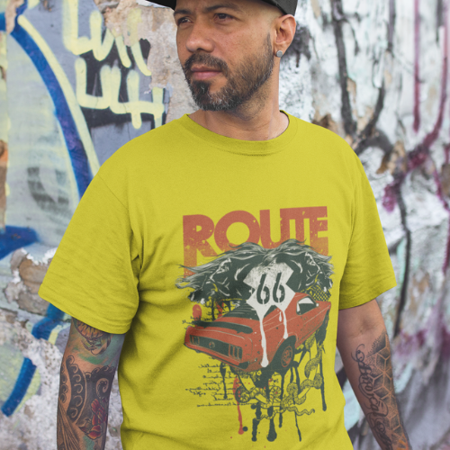 Nome do produto: Camiseta Quality Kustom Kulture Tributo a Rota 66 - Unissex