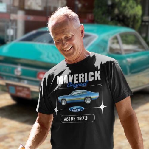Nome do produto: Camiseta Quality Maverick Original - Estampa Frontal Unissex