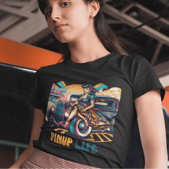 Camiseta Quality Feminina Pinup Life