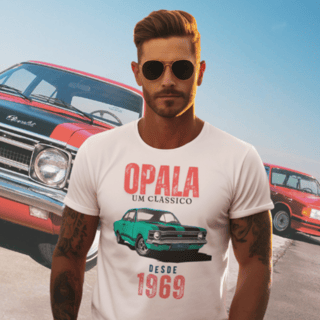 Camiseta  Quality Opala Um Classico - Estampa Frontal - Unissex