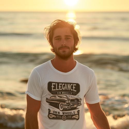 Nome do produto: Camiseta Quality Elegance On Wheels Cadillac - Unissex