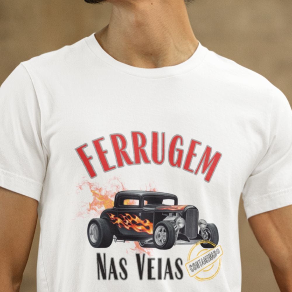 Nome do produto: Camiseta Quality “Ferrugem na Veia” Unissex – Contaminado