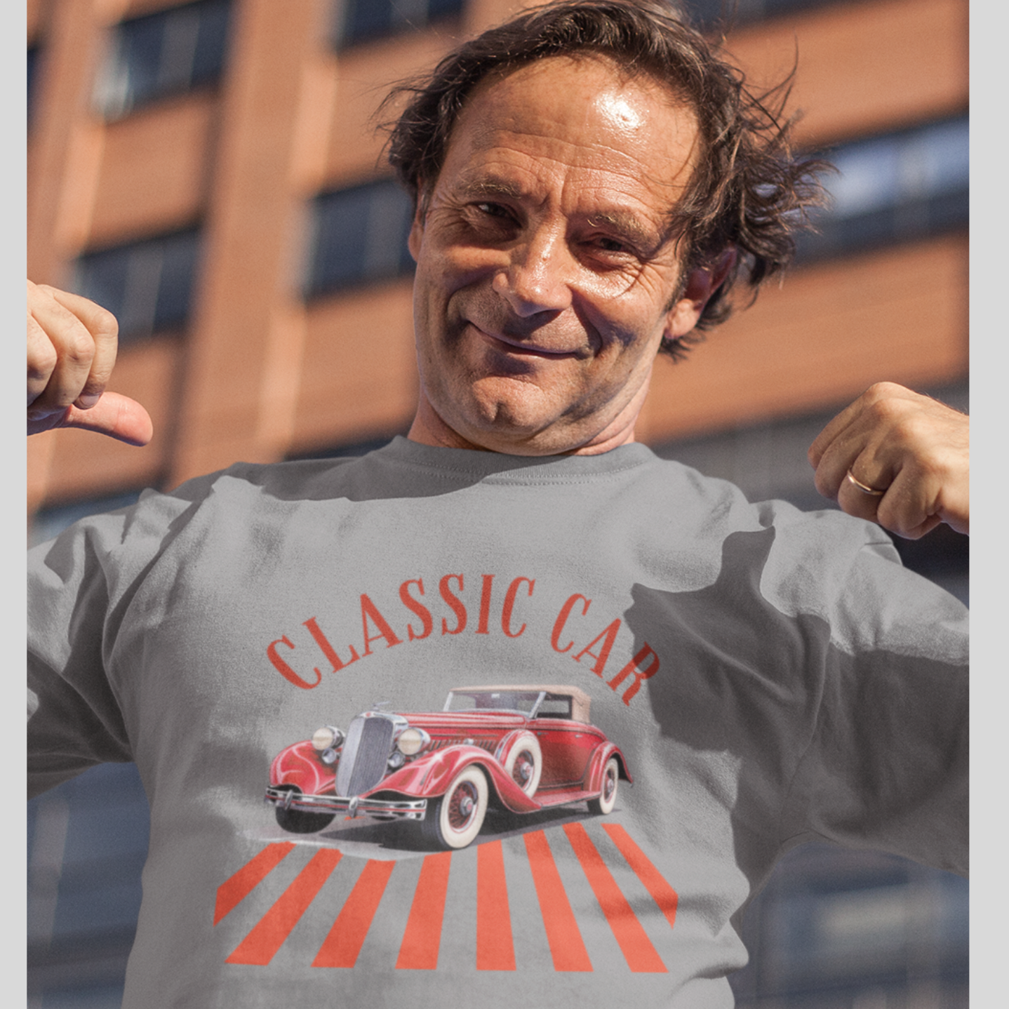 Camiseta Quality Estampas Frente Classic Car - Unissex