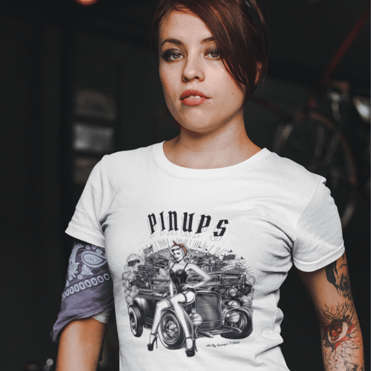 Nome do produto: Camiseta Quality  Baby Look Feminina - Pinup Theme