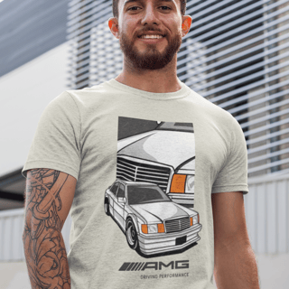 Camiseta Premium  Mercedes-Benz W124 - Unissex