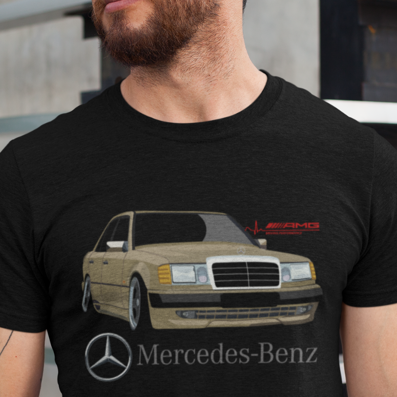 Camiseta Premium Special Mercedes Benz 300E Anos 90 - Unissex