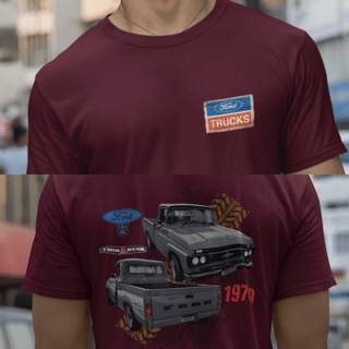 Nome do produto Camiseta Quality Ford F100 1970 Custom – Pickup Clássica e Iponente