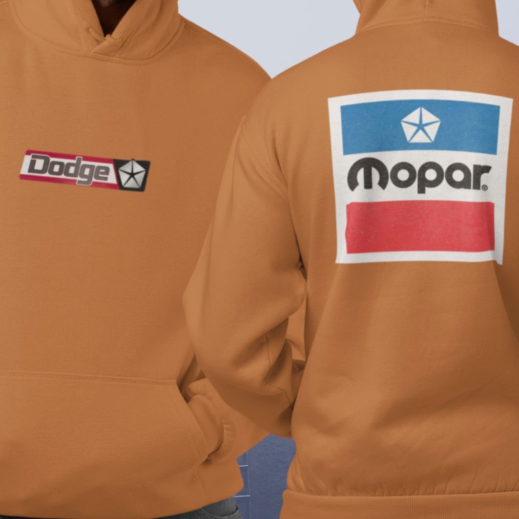 Nome do produto: Moletom Prime Canguru Dodge Vintage – Mopar Dodge Edition - Unissex