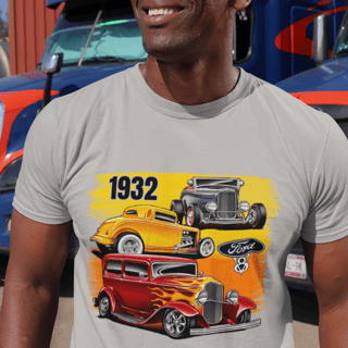 Camiseta Ford 32 -Ícone do Hot Rod - Unissex