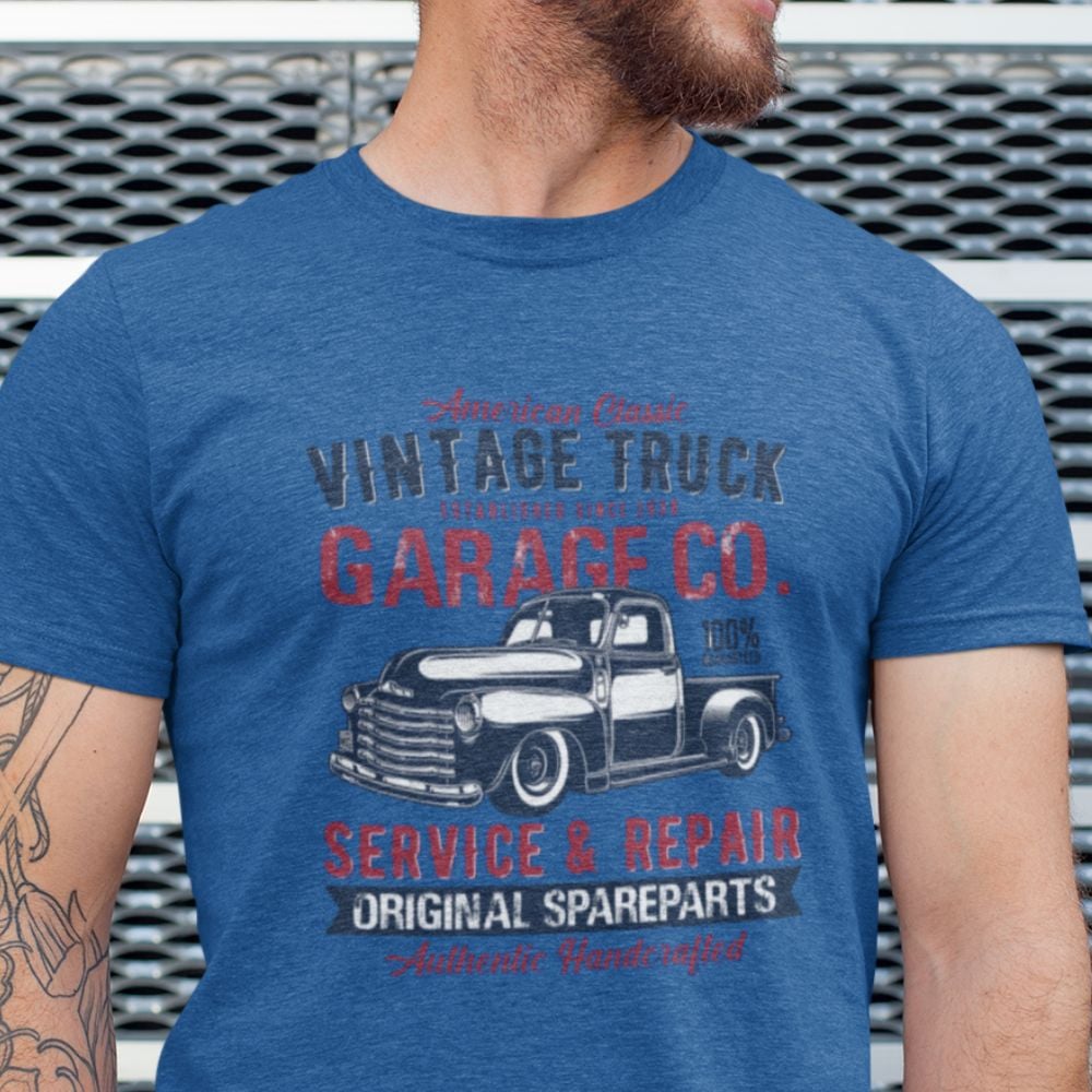Nome do produto: Camiseta Quality Vintage Service – Pickup Boca de Sapo Unissex