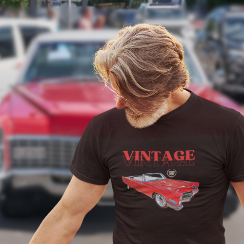 Camiseta Quality Cadillac Vintage - Unissex