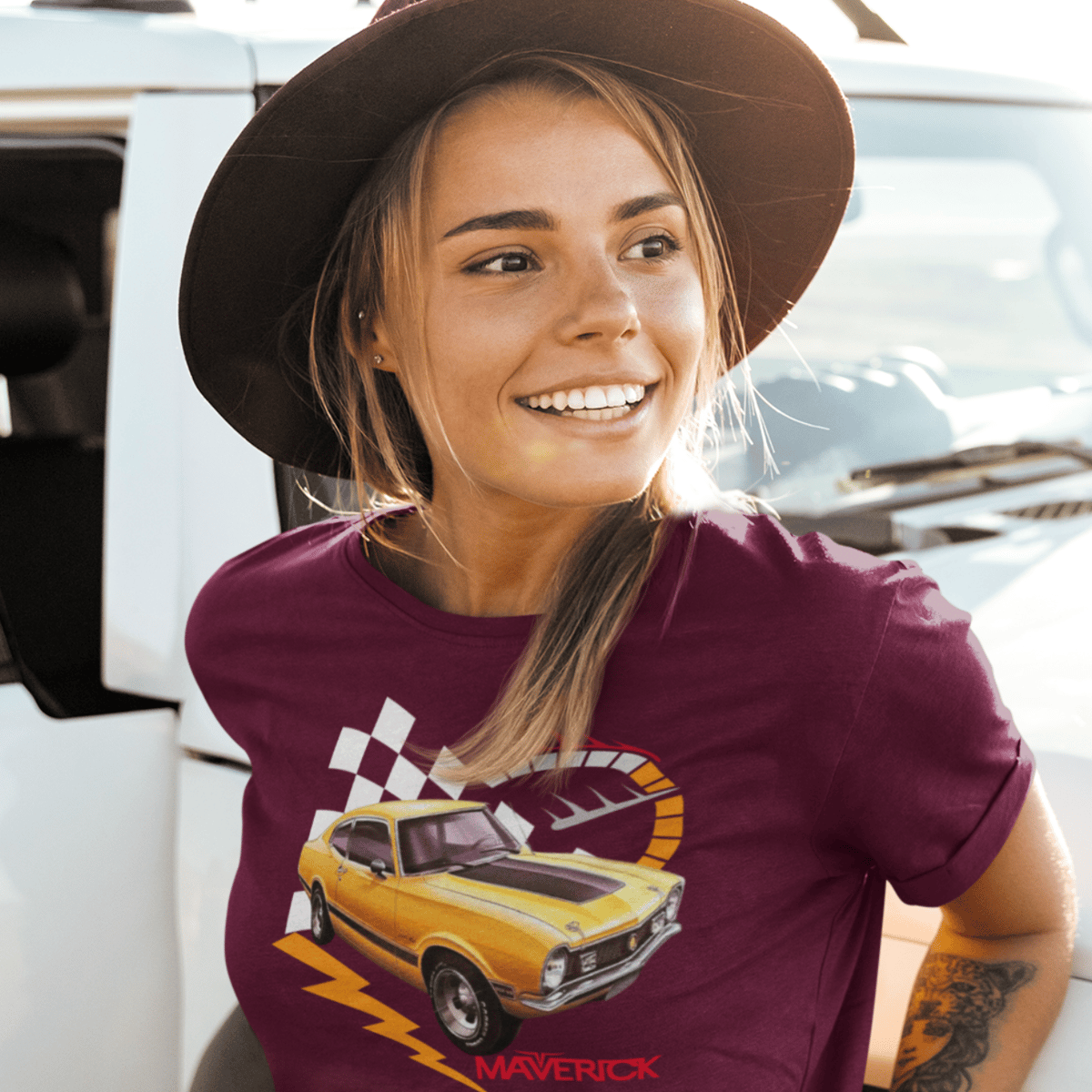 Nome do produto: Camiseta Quality Maverick - Estampa Frontal Unissex