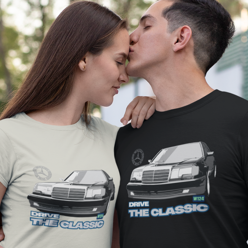 Nome do produto: Camiseta Premium Mercedes Benz W124 \