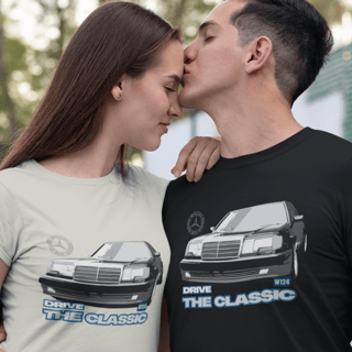 Camiseta Premium Mercedes Benz W124 