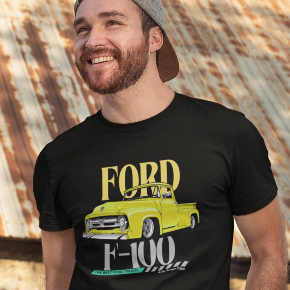 Nome do produto: Camiseta Quality Ford F100 Estampa Frontal - Unissex