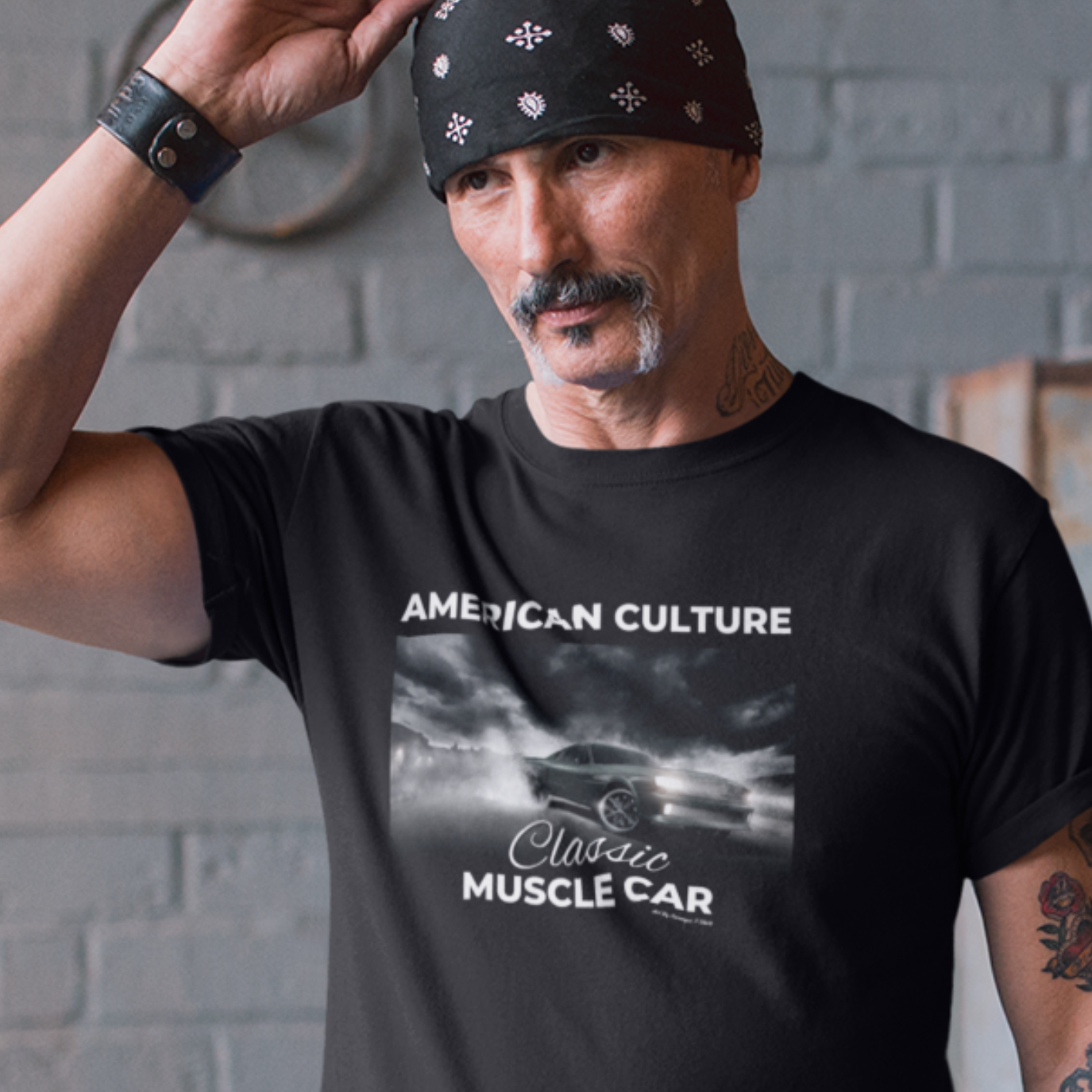 Camiseta Quality American Culture - Muscle Car Unissex