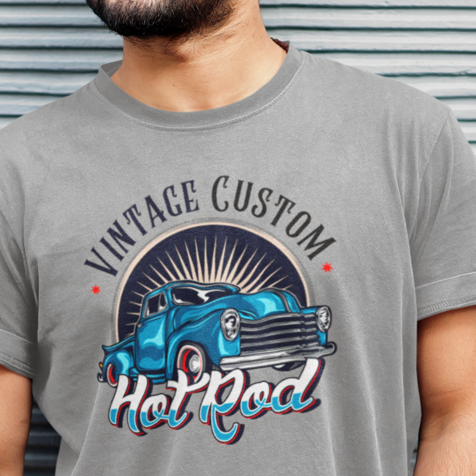 Nome do produto: Camiseta Quality Vintage Custom – Chevy 3100 Boca de Sapo Unissex