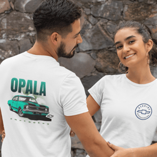 Nome do produto Camiseta Quality Opala SS Green - Frente e Costas - Unissex