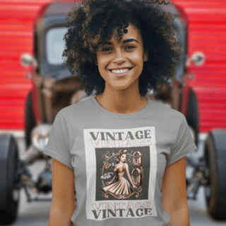 Nome do produto Camiseta Quality Feminina Baby Long - Pinup Vintage