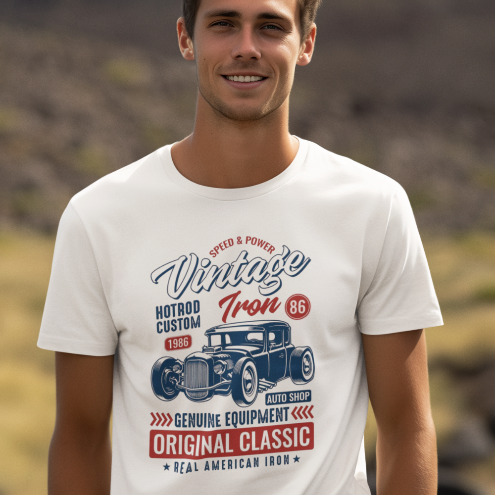 Nome do produto: Camiseta Quality Vintage Kustom - Unissex