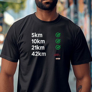 Camiseta masc. : Maratona em progresso