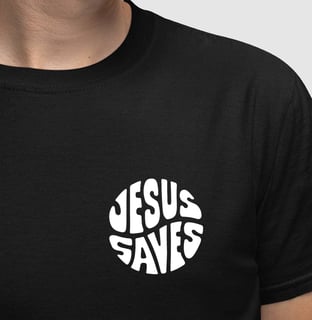 Nome do produto Camiseta Premium - Jesus Saves
