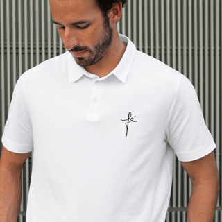 Nome do produto Camiseta Polo - Fé