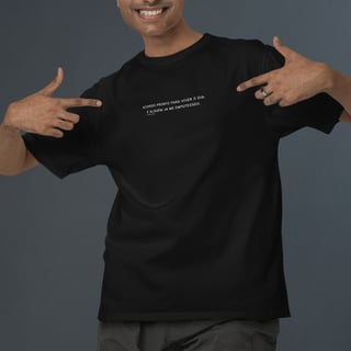 Nome do produto Camiseta Acordei pronto, mas..