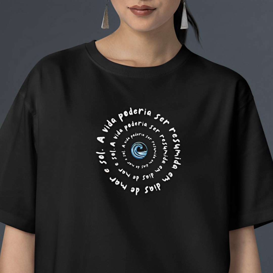 Nome do produto: Camiseta Sol e Mar