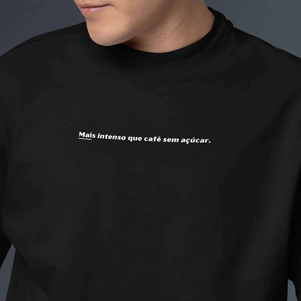 Camiseta Mais intenso que café (Escorpião)