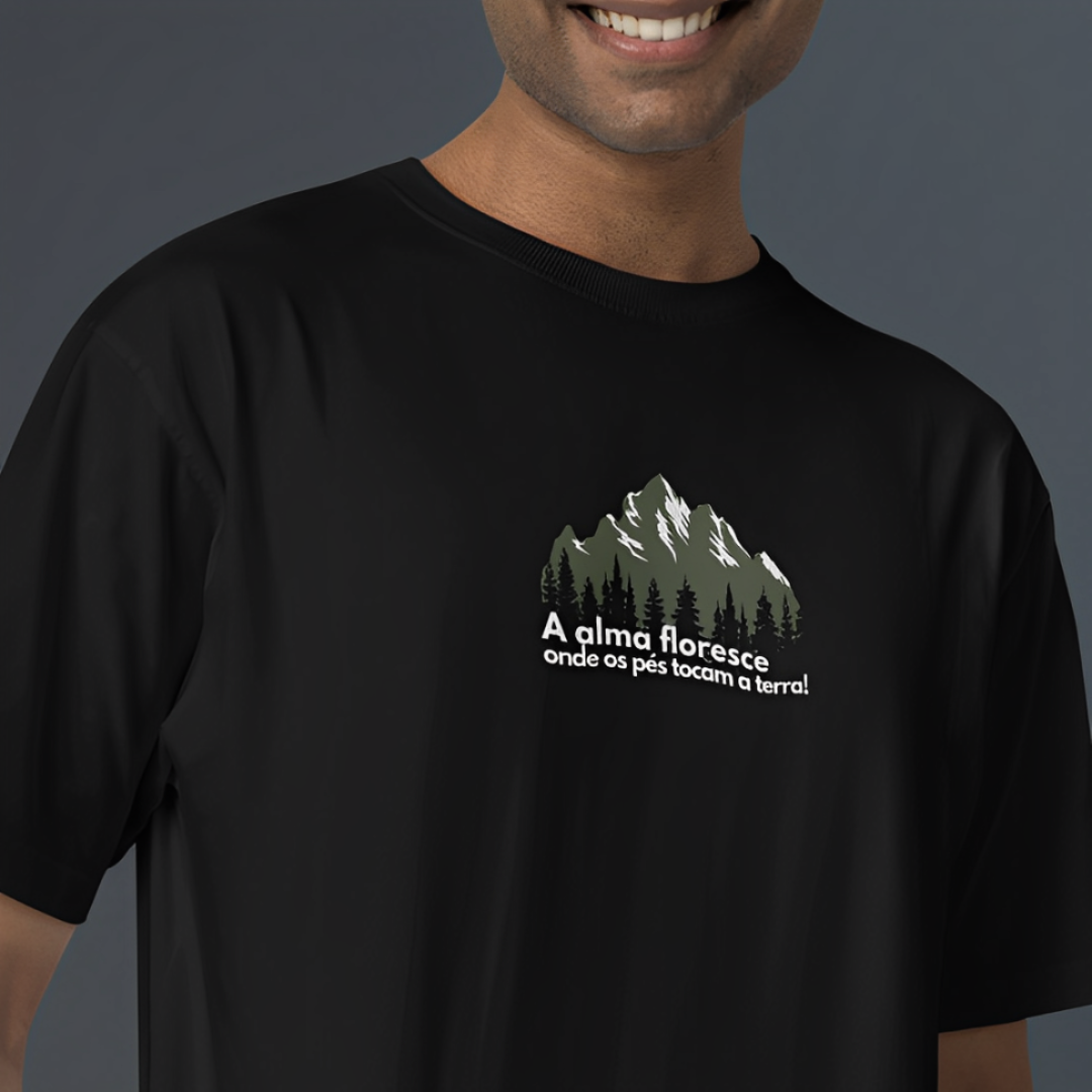 Nome do produto: Camiseta Onde Floresço