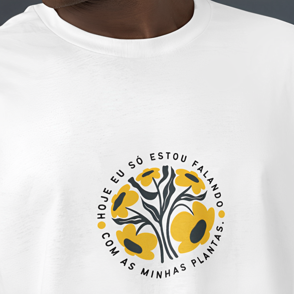 Camiseta Minhas plantas