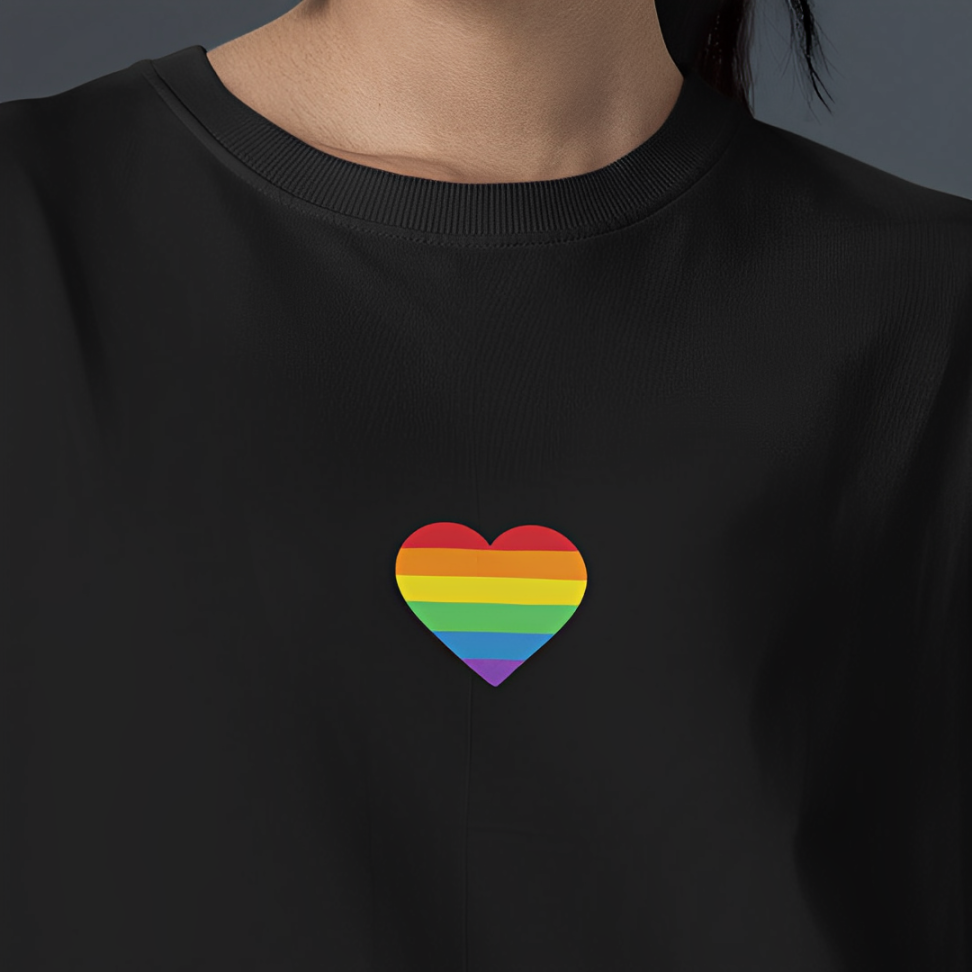 Camiseta Coração Lgbtqiap+