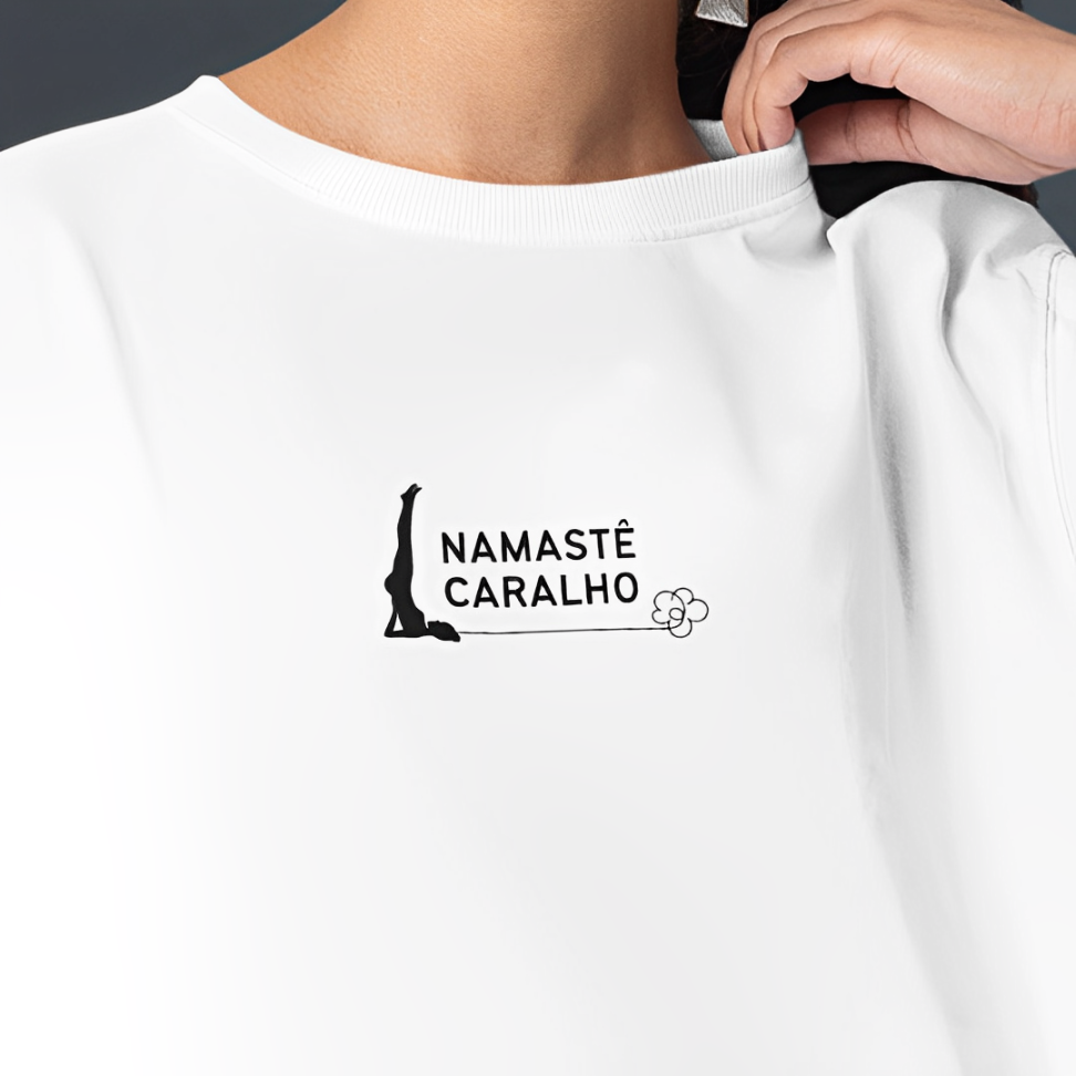 Nome do produto: Camiseta Namastê