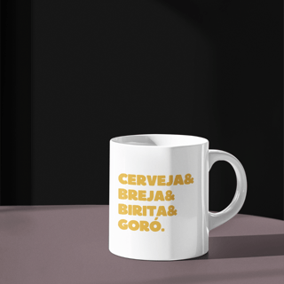 Caneca Cerveja, Breja, Birita e Goró