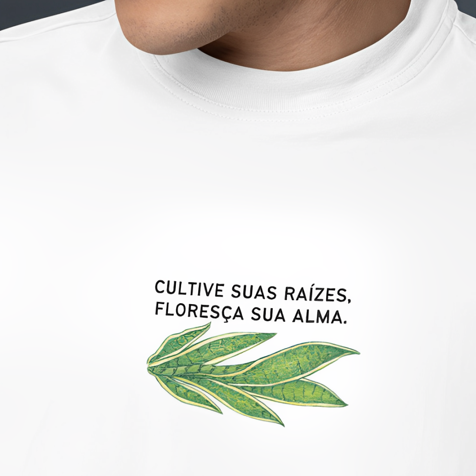 Camiseta Cultive suas raizes