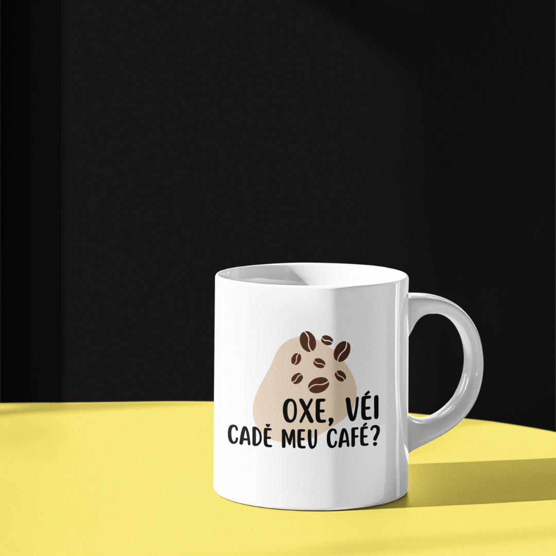 Caneca Cadê meu café