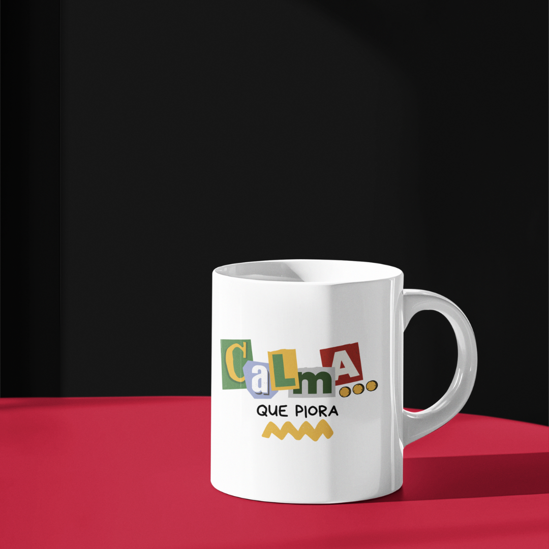 Caneca Calma que piora