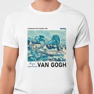 Camiseta Paisagem com casas Van Gogh - Jazzu®