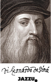 Nome do produto Camiseta Leonardo da Vinci - Jazzu®