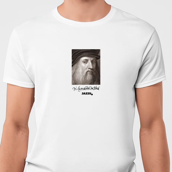 Camiseta Leonardo da Vinci - Jazzu®