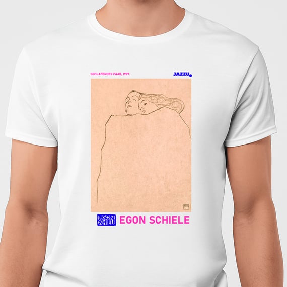 Camiseta Casal Dormindo Egon - Jazzu®