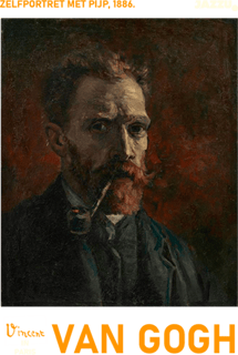 Nome do produto Camiseta Vincent Van Gogh Retrato - Jazzu®