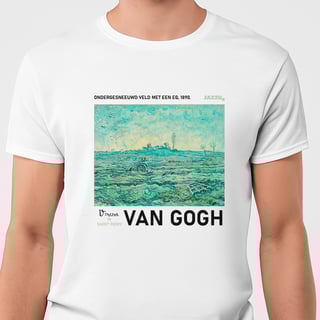 Camiseta Vincent Van Gogh Paisagem - Jazzu®