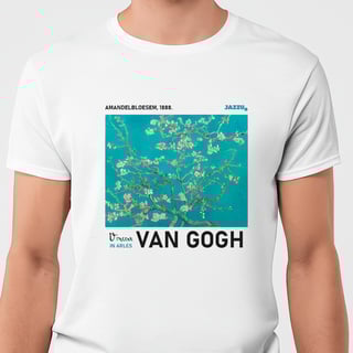 Nome do produto Camiseta Amendoeiras Van Gogh - Jazzu®