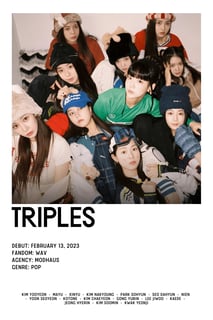 Nome do produto POSTER TRIPLE'S