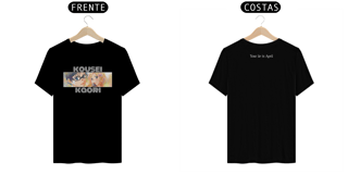 Nome do produto CAMISETA KOUSEI & KAORI YOUR LIE IN APRIL