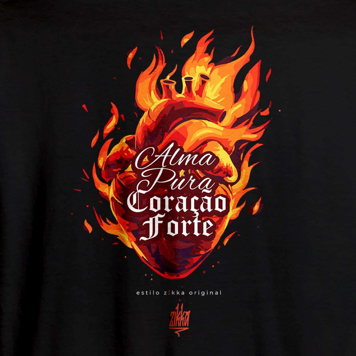 Camiseta - Alma Pura Coração Forte