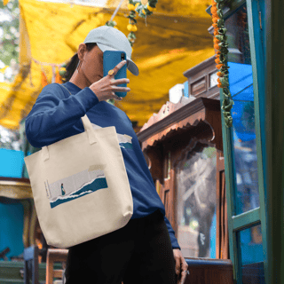 Nome do produto Ecobag: Andando sobre as águas